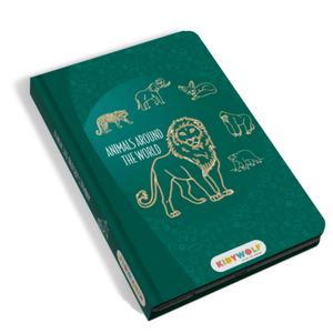 Kidywolf Kidydraw Mini tekentablet dieren over de hele wereld 5 jr+