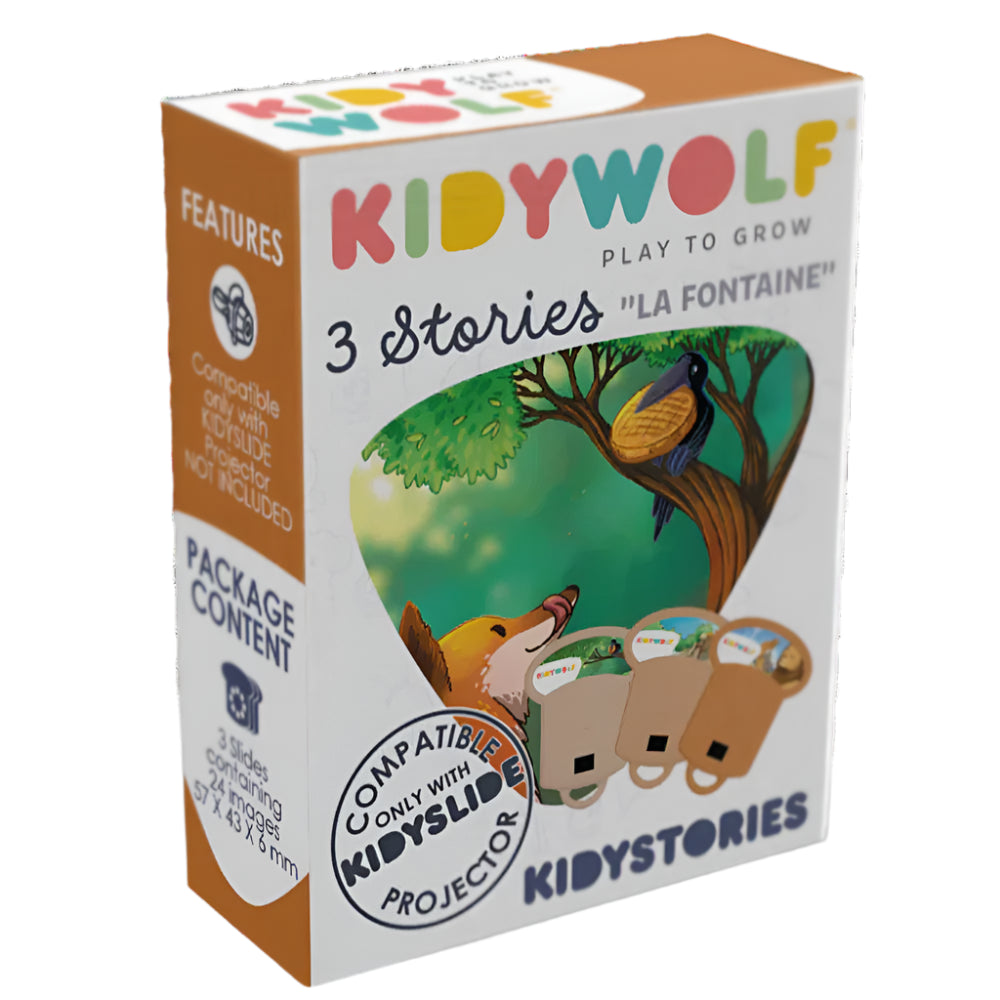 Kidywolf discs projector zaklamp la fontaine 3 jr+