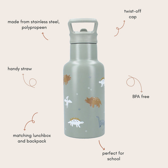 Kidzroom drinkfles dinosaurus8712645323032