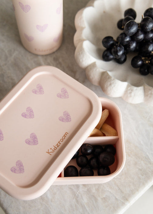 Kidzroom lunchbox pink hearts 030-01066 c