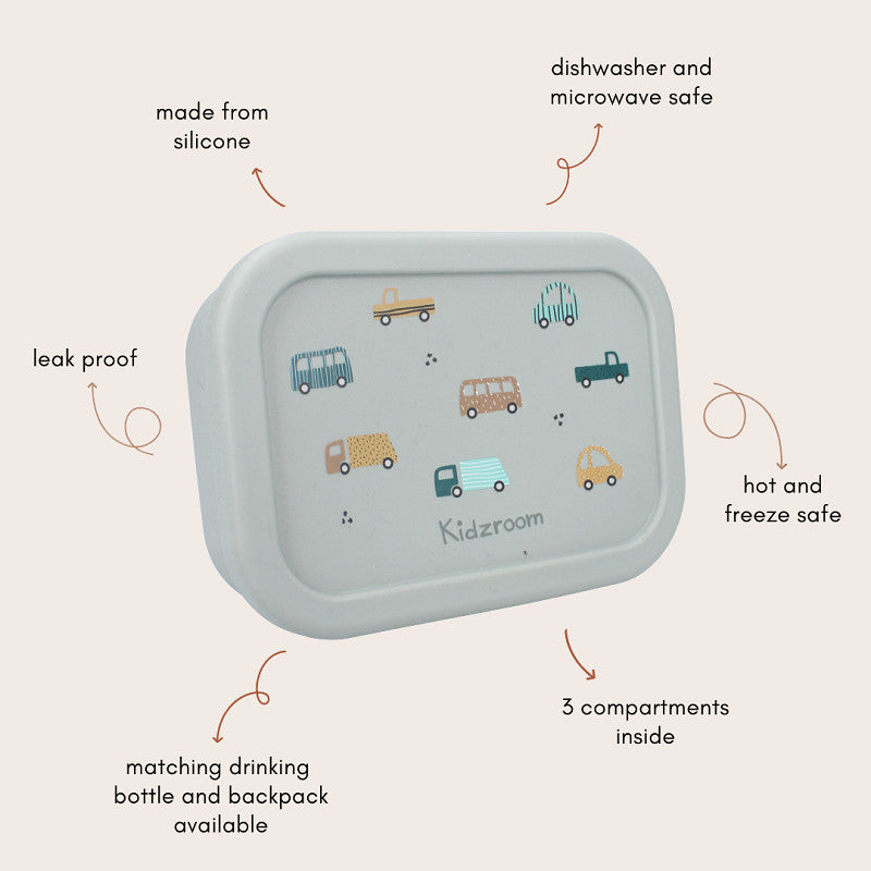 Kidzroom lunchbox voertuigen 030-01064
