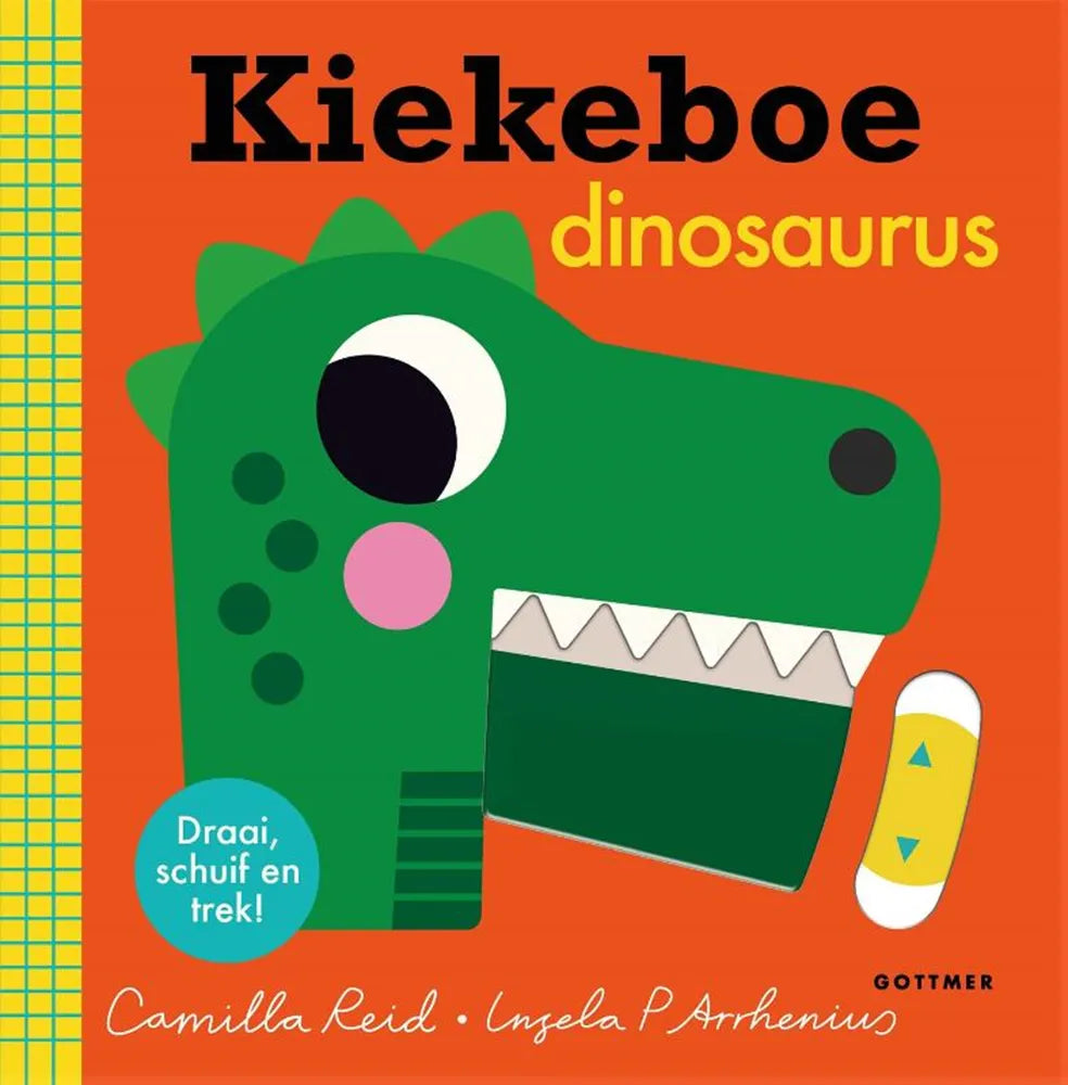Kiekeboe dinosaurus schuifboekje 18 mnd+