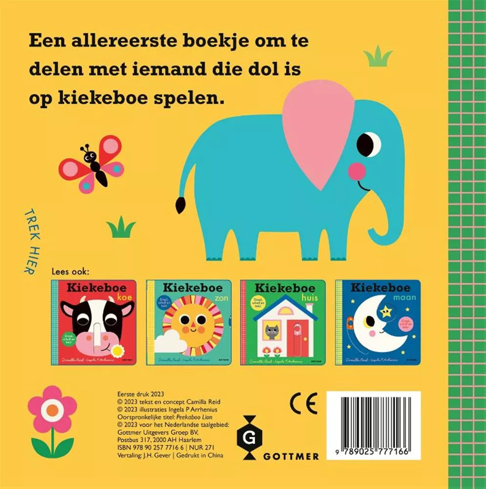 Kiekeboe leeuw schuifboekje 18 mnd+