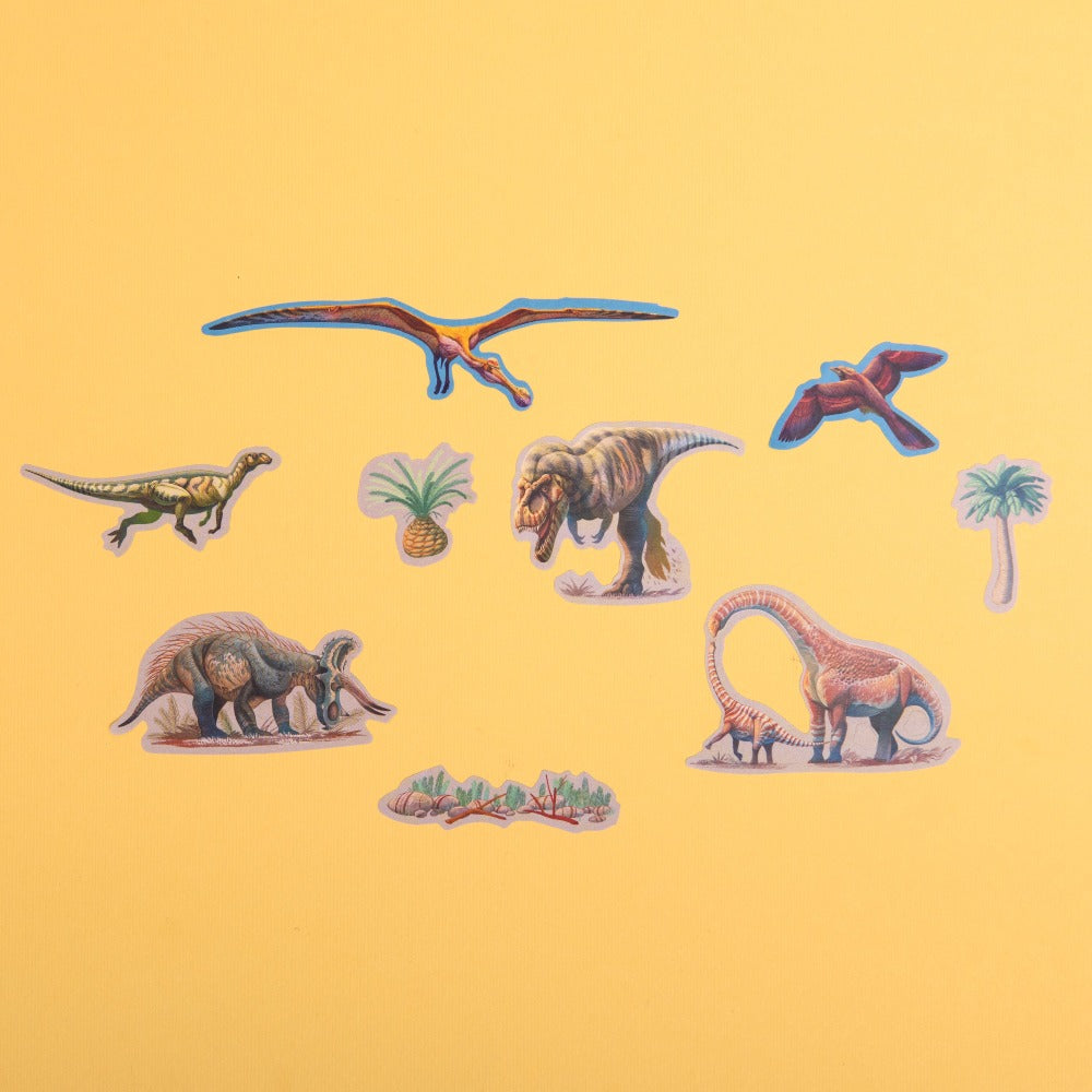 LONDJI herbruikbare stickers dino's 3 jr+ AC017U