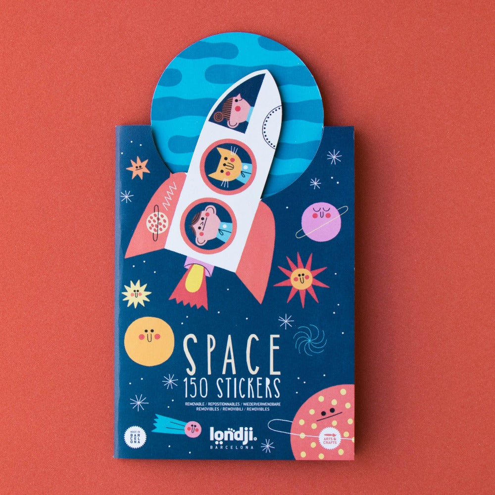 LONDJI herbruikbare stickers space 3 jr+