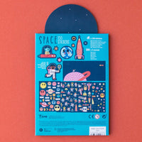 LONDJI herbruikbare stickers space 3 jr+
