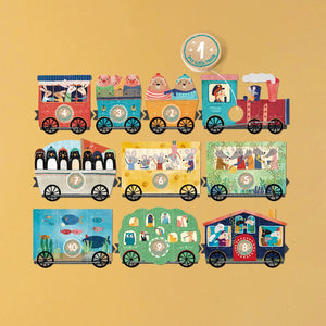 LONDJI puzzel My little train 2 jr+ / 10 x 3 stks