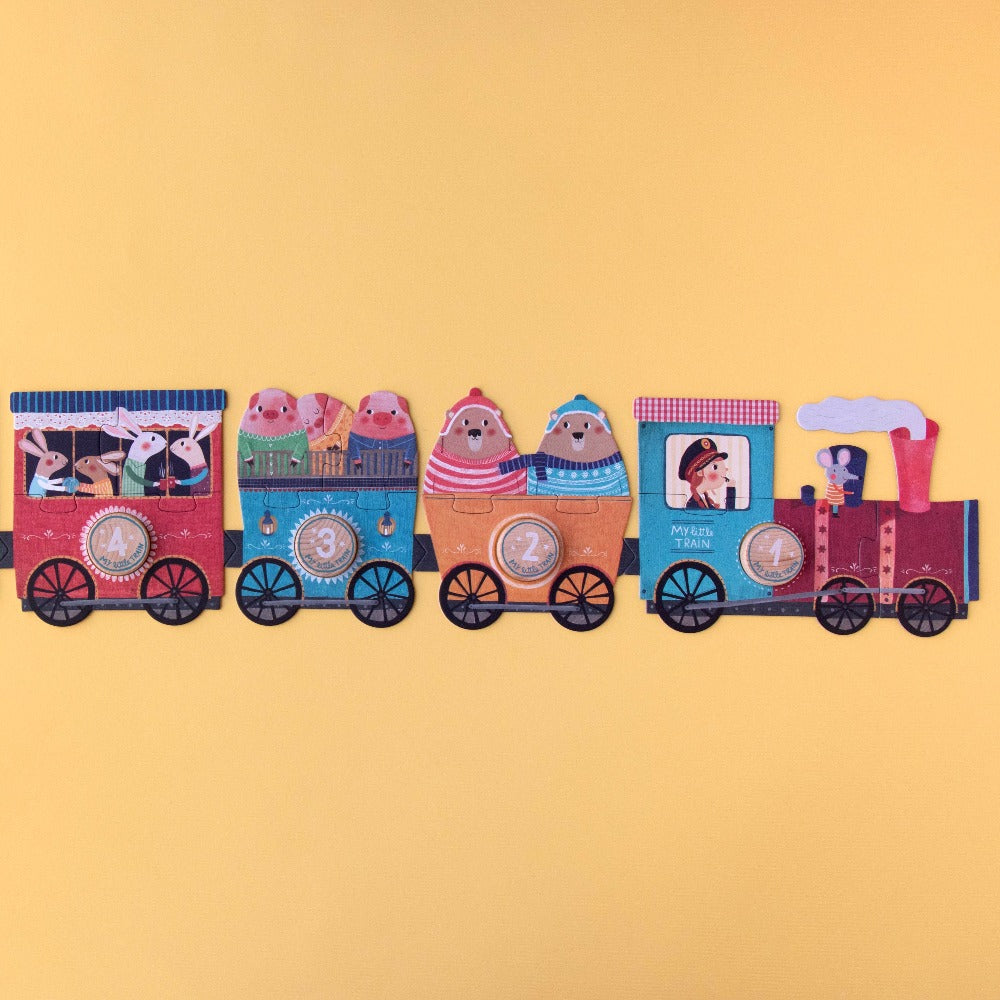 LONDJI puzzel My little train 2 jr+ / 10 x 3 stks