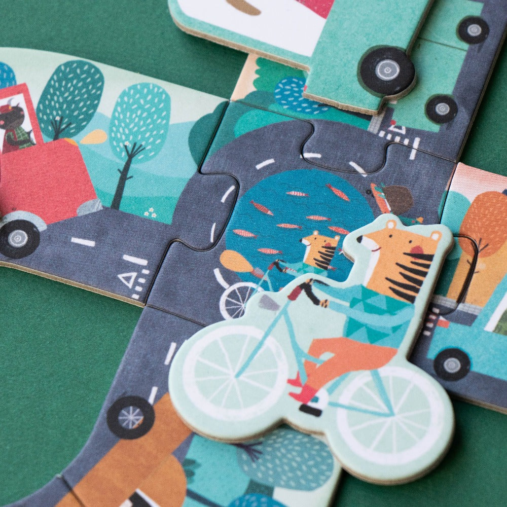 LONDJI puzzel Petit voyage 3jr+ / 24 stks kopen