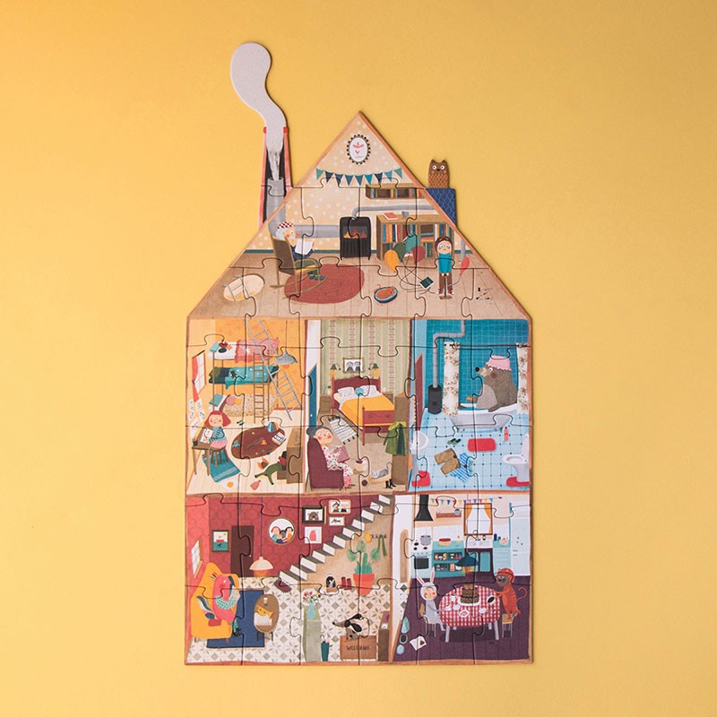 LONDJI puzzel Welcome to my home 5 jr+ / 36 stks PZ560U