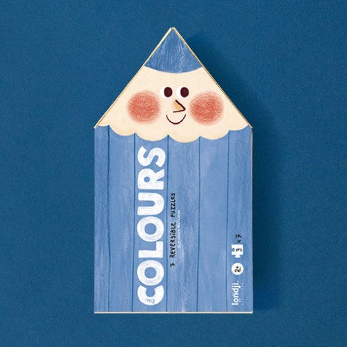 LONDJI puzzel my colour blue 7 x 3 stks 2 jr +