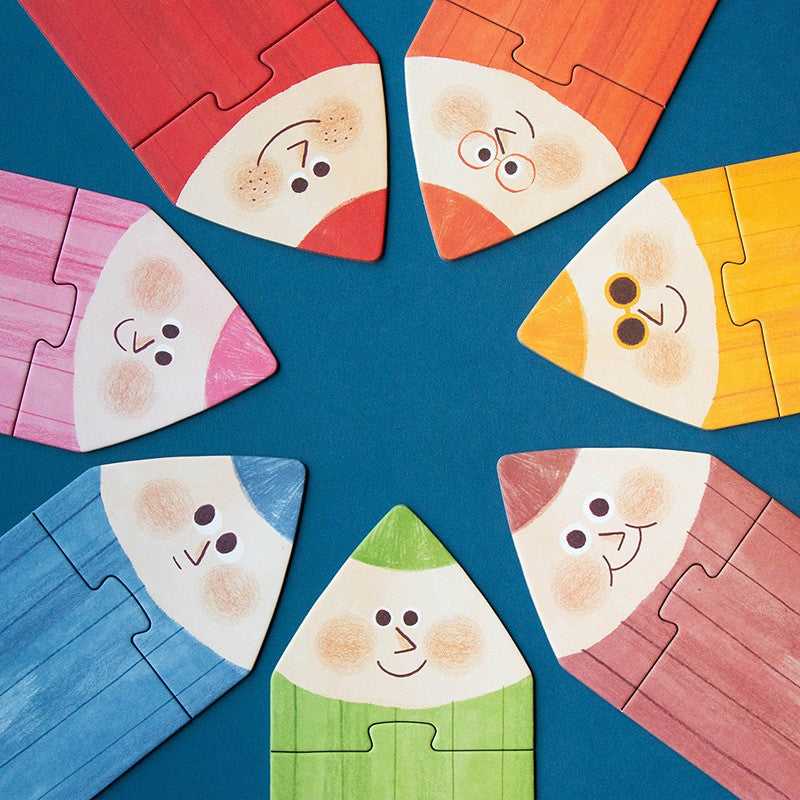 LONDJI puzzel my colour red 7 x 3 stks 2 jr kopen