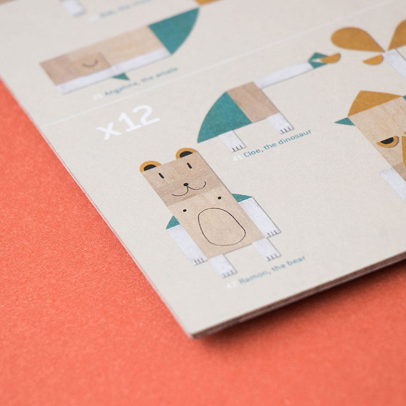 LONDJI tangram The fox and the mouse 4 jr+ beukenhout + recycled karton