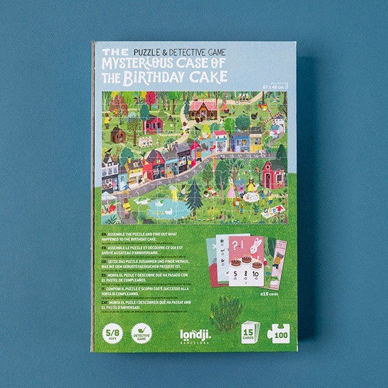LONDJI puzzel The mysterious case of the birthday cake 5jr+ / 100 stks