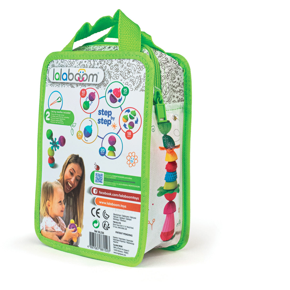 Lalaboom educatieve kralen 28 stks 10 mnd+