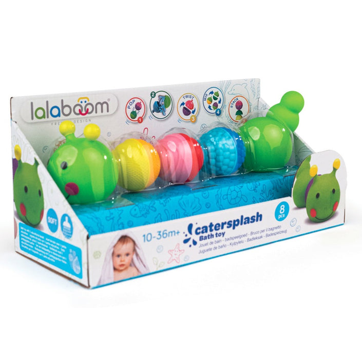 Lalaboom educatieve kralen rups 8 stks 10 mnd+