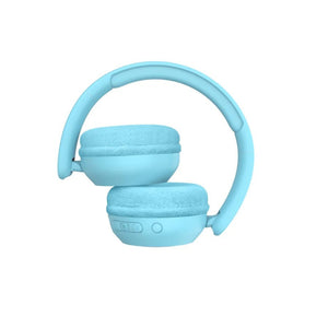 Lalarma draadloze koptelefoon met licht blauw