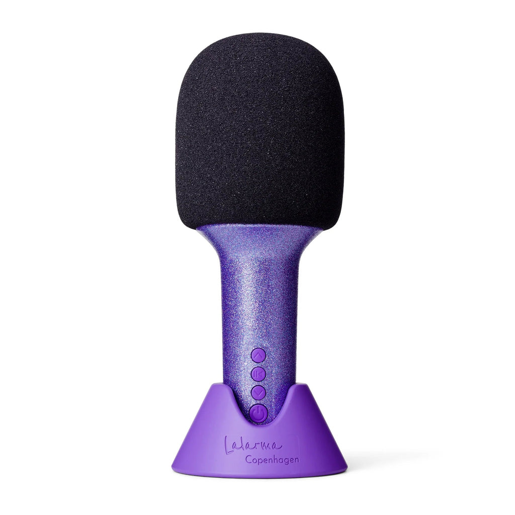 Lalarma glitter microfoon 2 in 1 paars