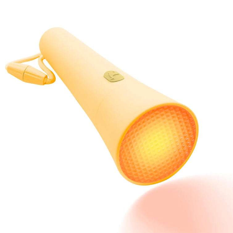 Lalarma zaklamp geel