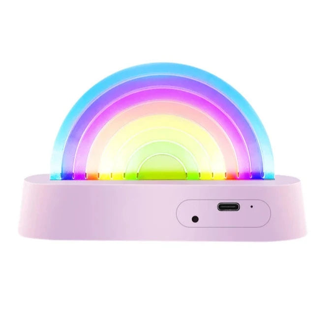 Lalarma dancing rainbow lamp lila