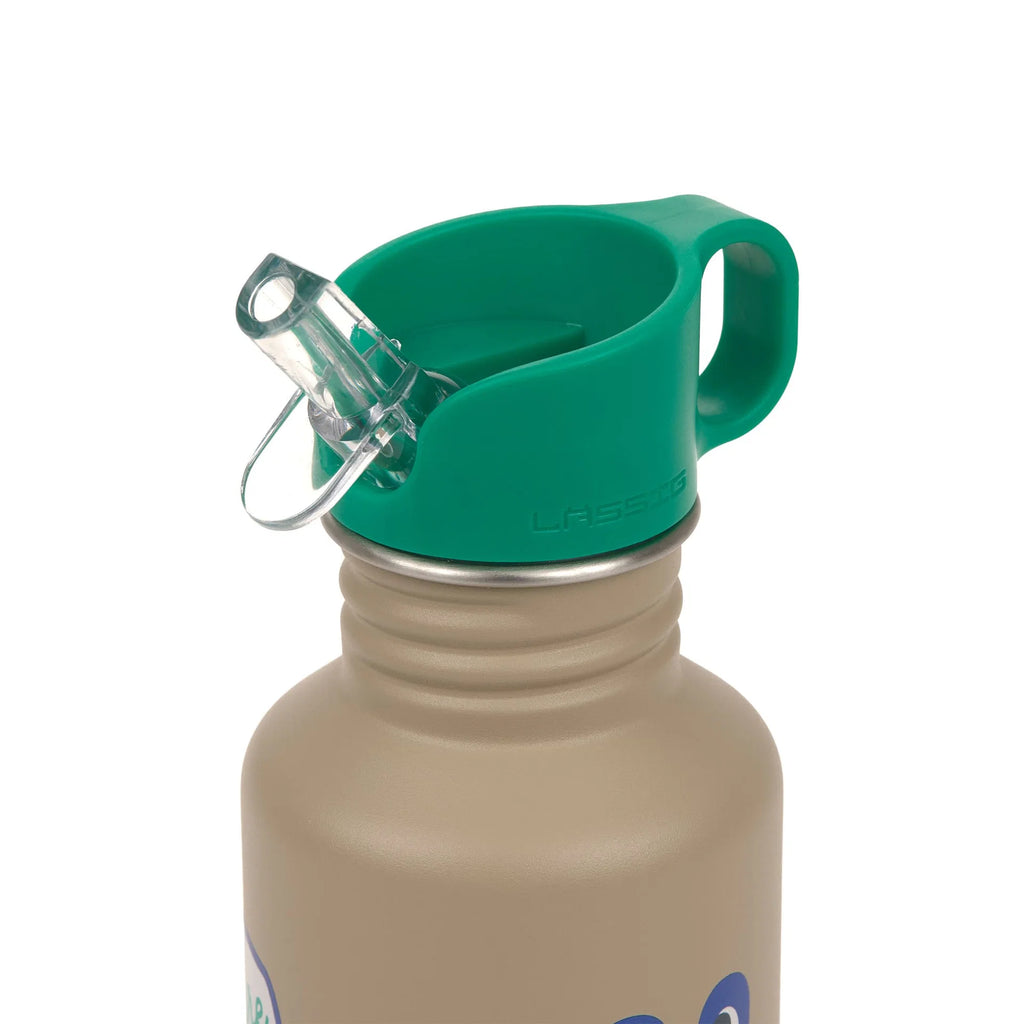 Lassig stainless steel drinkfles happy trails frog kopen