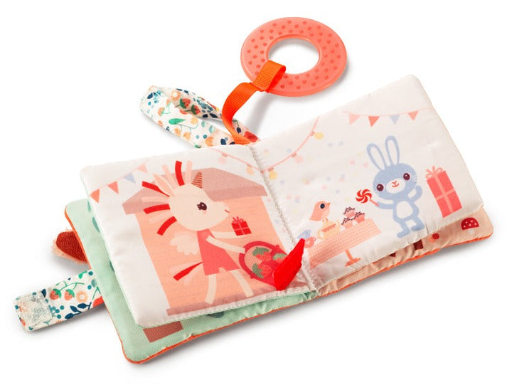 Lilliputiens activiteitenboek + bijtring Stella 6 mnd+