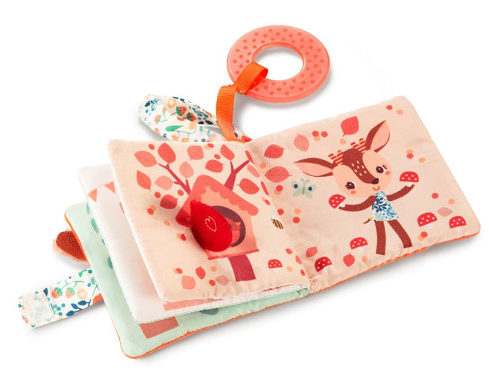 Lilliputiens activiteitenboek + bijtring Stella 6 mnd+