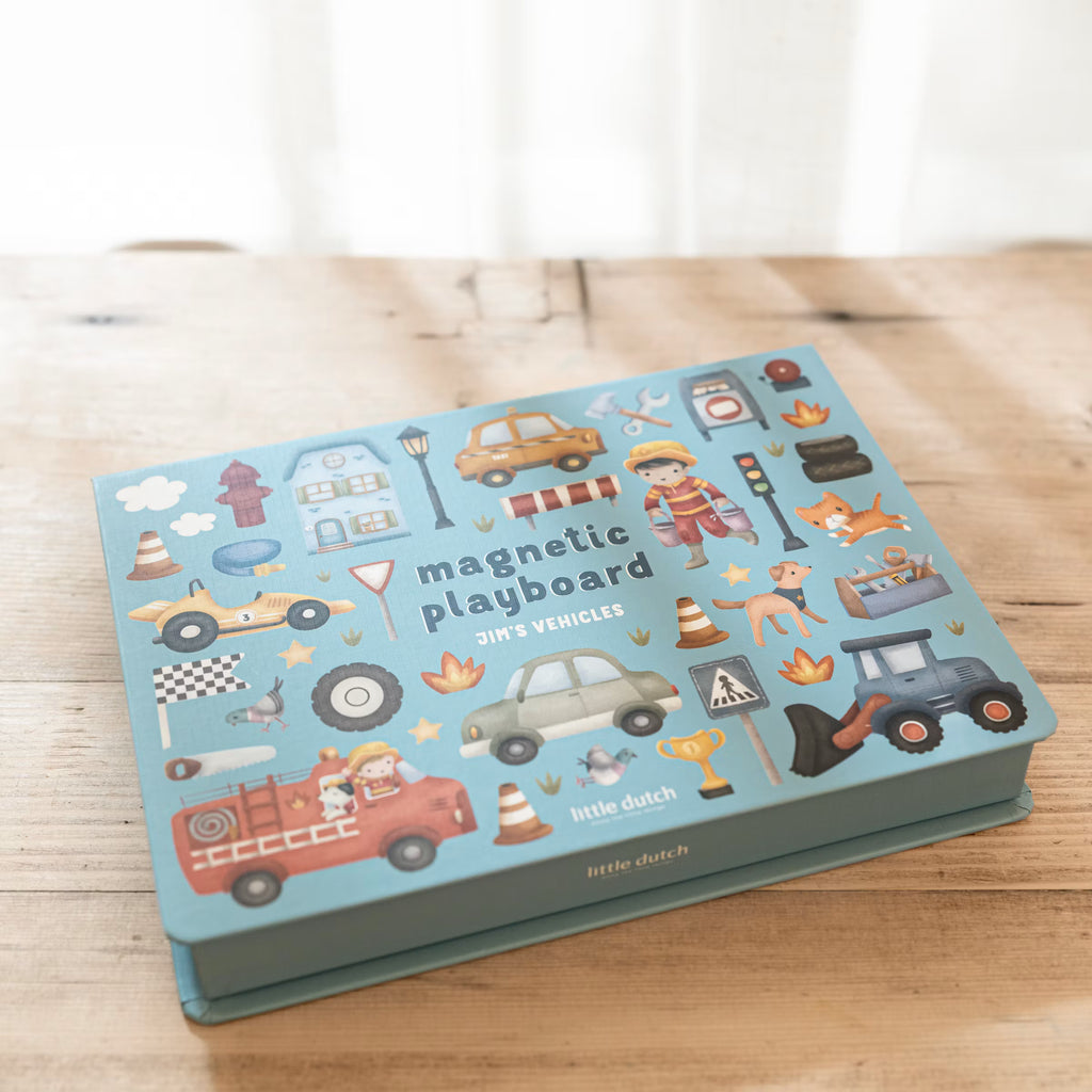 Little Dutch magnetisch speelbord Jims voertuigen 3 jr+ kopen