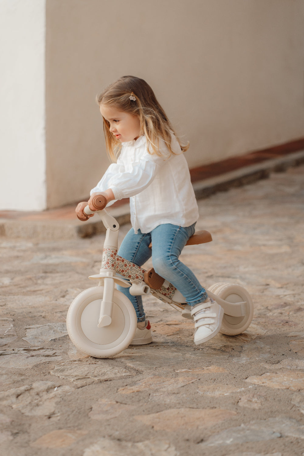 Little Dutch Driewieler 4 in 1 off white 1 jr+