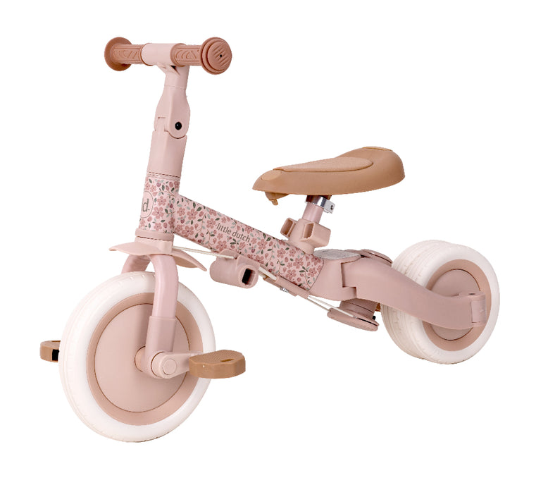 Little Dutch Driewieler 4 in 1  pink 1 jr+4