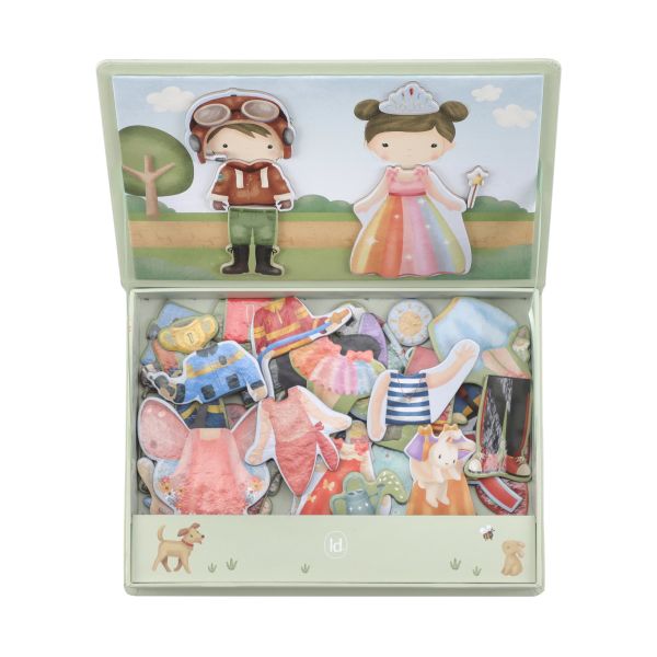 Little Dutch magnetisch speelbord Jim en Rosa dress-up 3 jr+ kopen