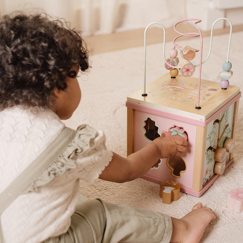 Little Dutch activiteitenkubus Fairy Garden 18mnd 8713291773318 c