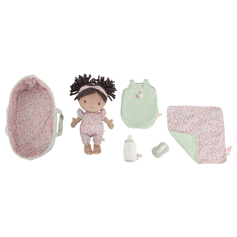 Little Dutch babypop in mandje Evi 25 cm 1 jr+