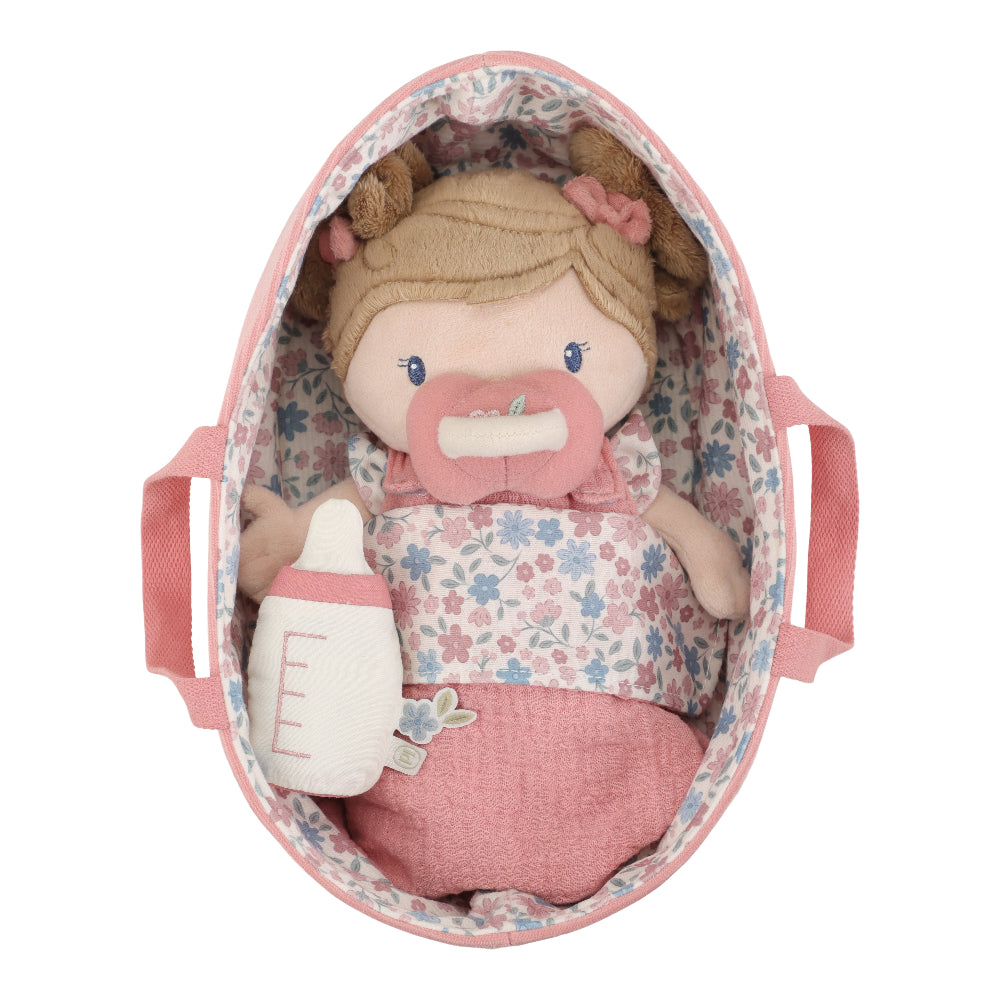 Little Dutch babypop in mandje Rosa 25 cm 1 jr+