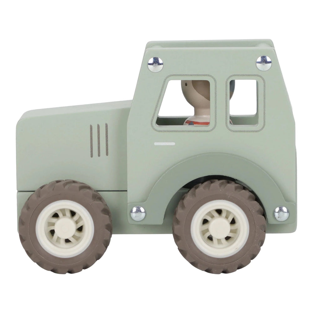 Little Dutch houten tractor + popje 18 mnd+