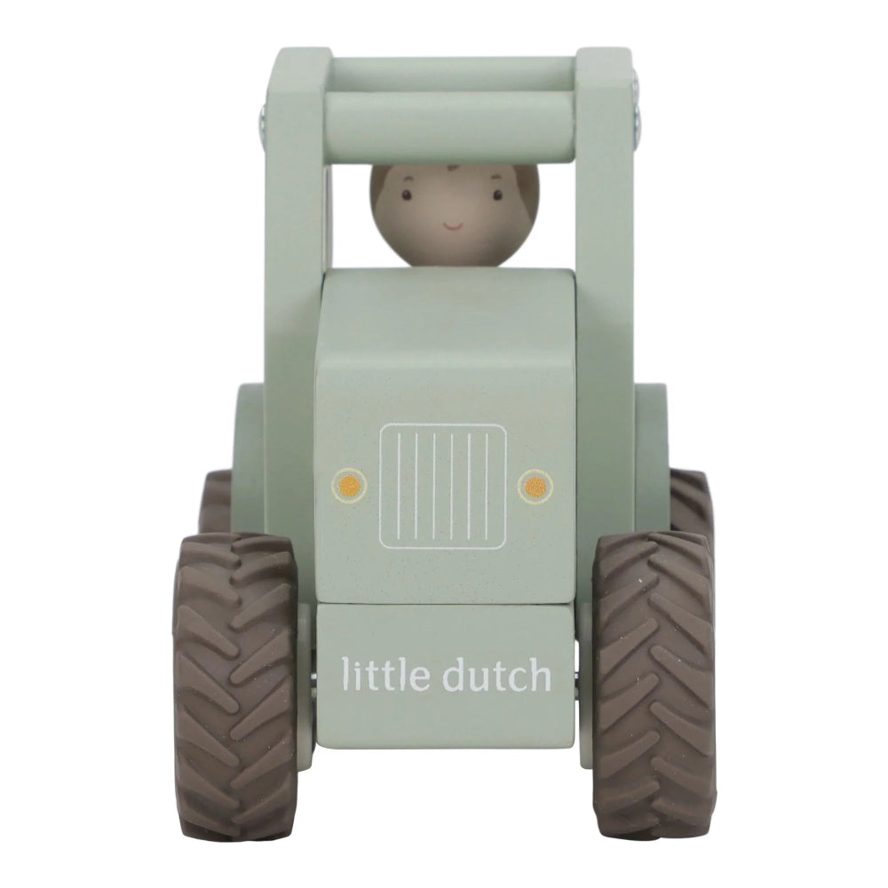 Little Dutch houten tractor + popje 18 mnd+