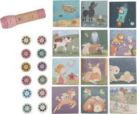 Little Dutch verhalen projector zaklamp set roze 3 jr+3