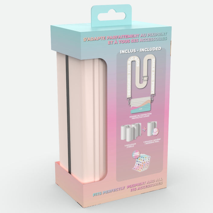 MOB travel kit Pixiprint case + 4 paper rolls 2.02
