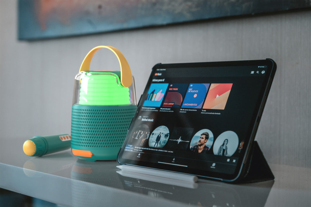 MOB karaoke set grijs