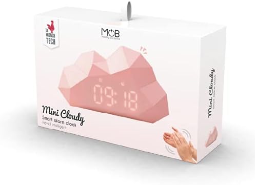 MOB mini cloudy wekker roze