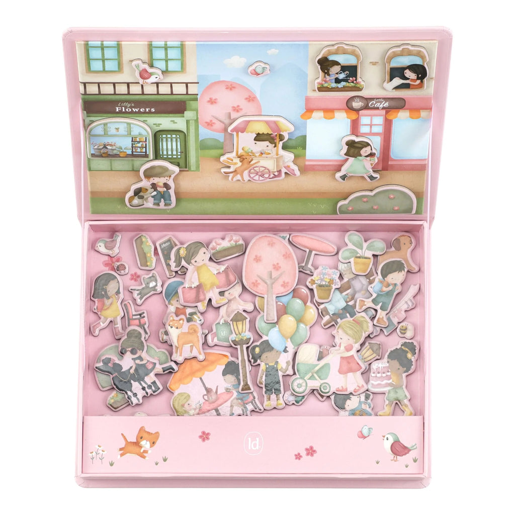 Little Dutch magnetisch speelbord Rosas winkelstraat 3 jr+ LD4785