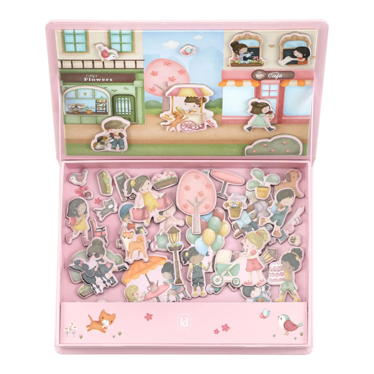 Little Dutch magnetisch speelbord Rosas winkelstraat 3 jr+