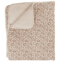 Main Sauvage baby quilt deken hibiscus 110x120