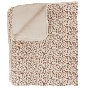 Main Sauvage baby quilt deken hibiscus 110x120