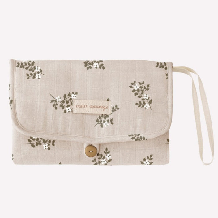 Main Sauvage verschoningsmatje holly flowers