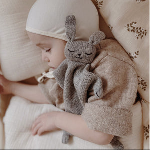 Main Sauvage knuffeldoekje bunny grey knitMSA.KC.BUN.GREY