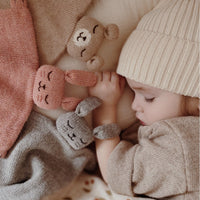 Main Sauvage knuffeldoekje bunny grey knitMSA.KC.BUN.GREYd