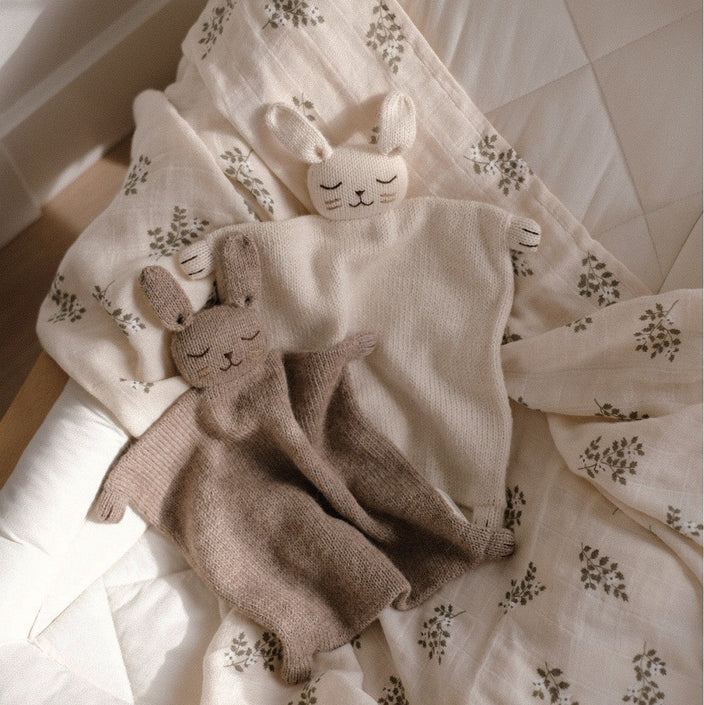 Main Sauvage knuffeldoekje bunny white knitMSA.KC.BUN.WHITb