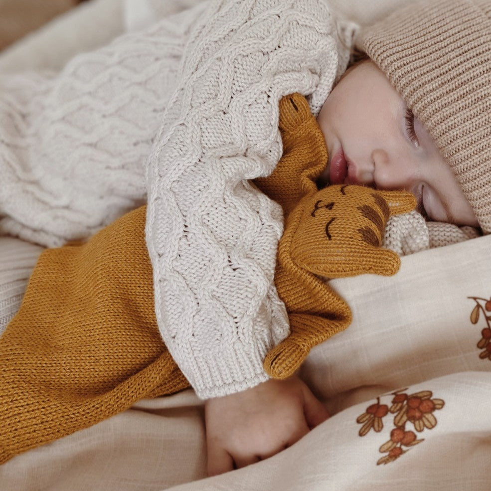 Main Sauvage knuffeldoekje tiger knit 3760281701610