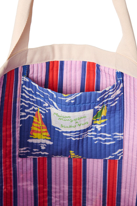 Maison Mangostan x Studio Noos beach bag Barcos